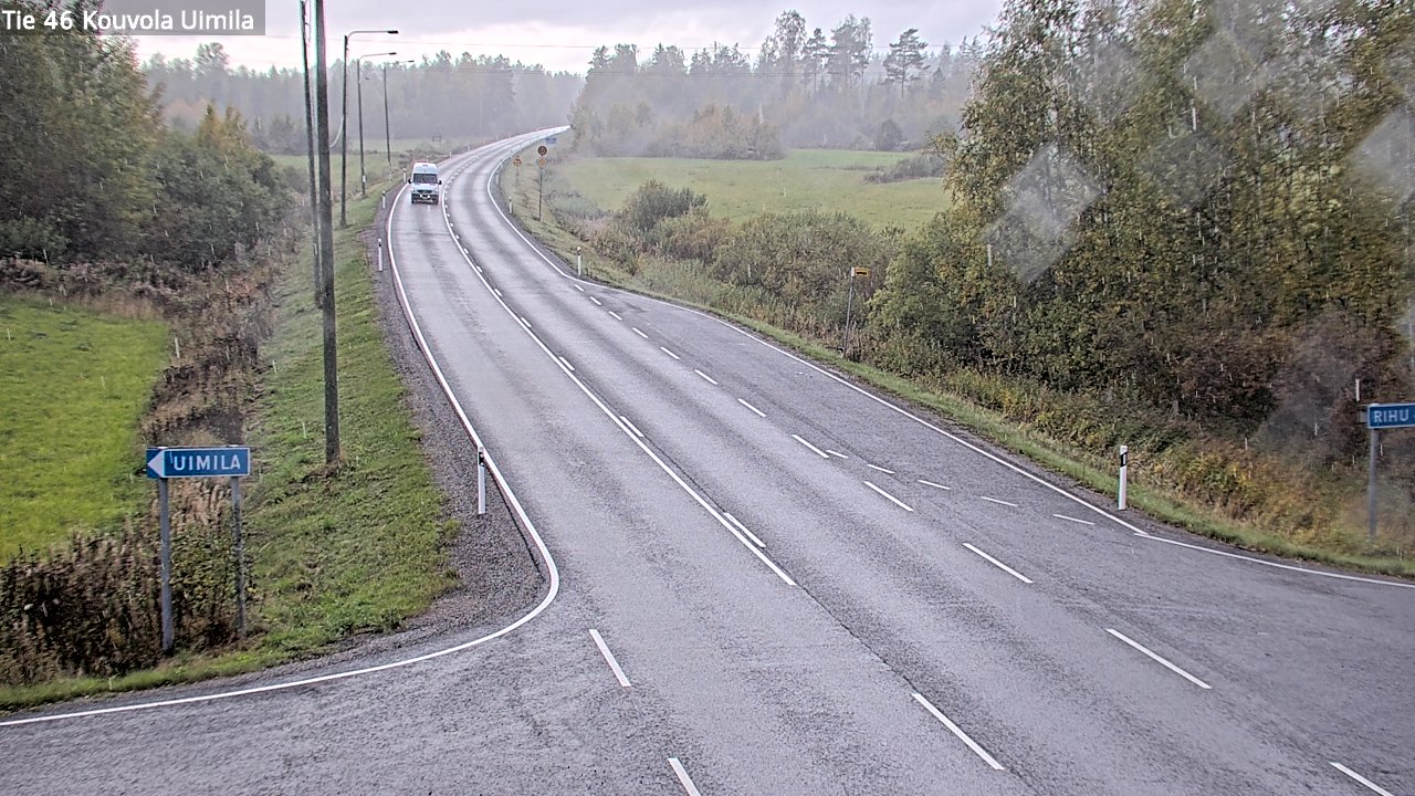 Weather Camera Image Road 46 Kouvola, Uimila, Kouvola, Kymenlaakso