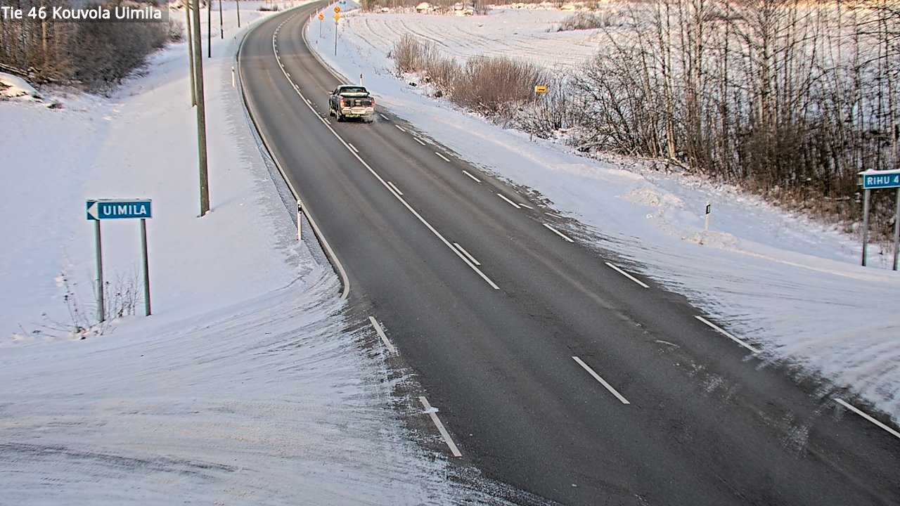 Weather Camera Image Road 46 Kouvola, Uimila, Kouvola, Kymenlaakso