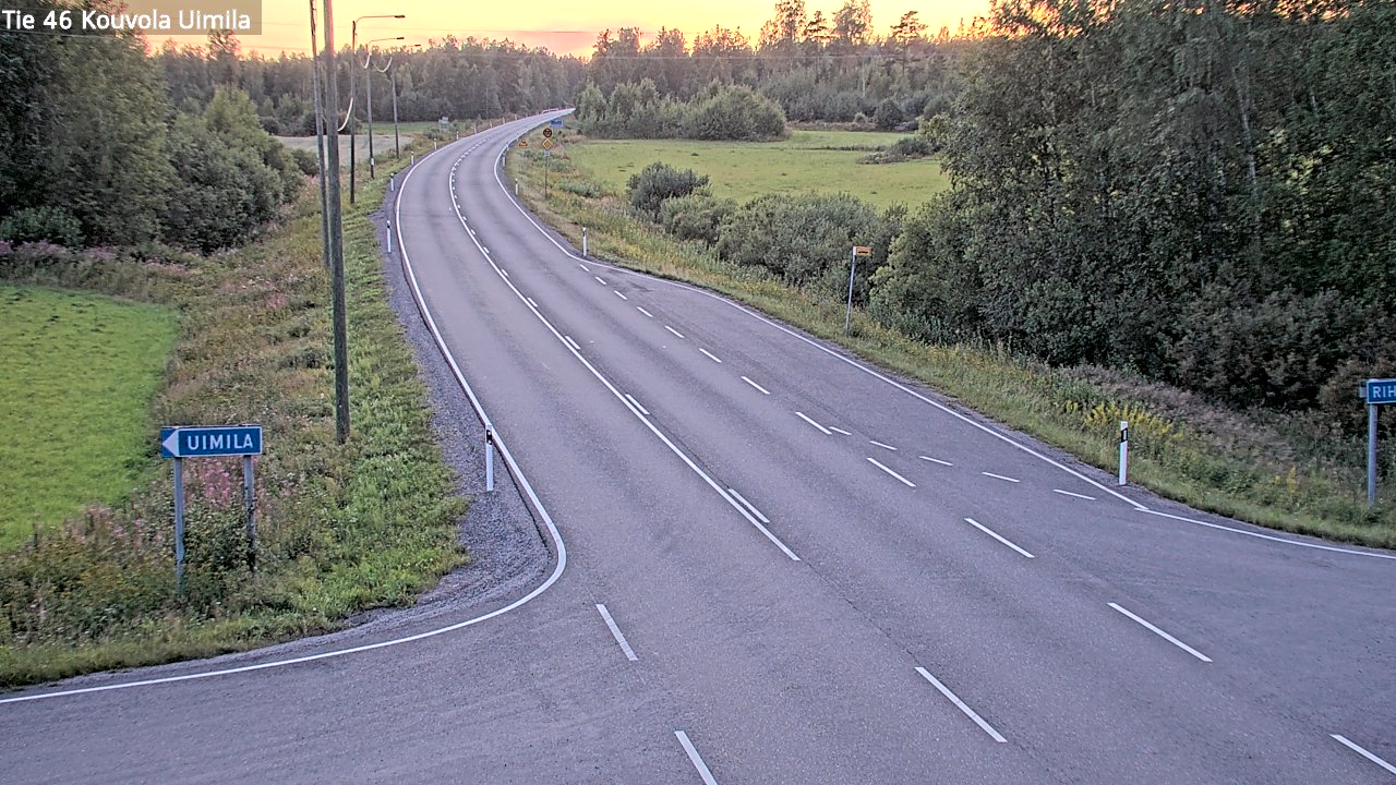Kelikamerat Kuva Tie 46 Kouvola, Uimila, Kouvola, Kymenlaakso