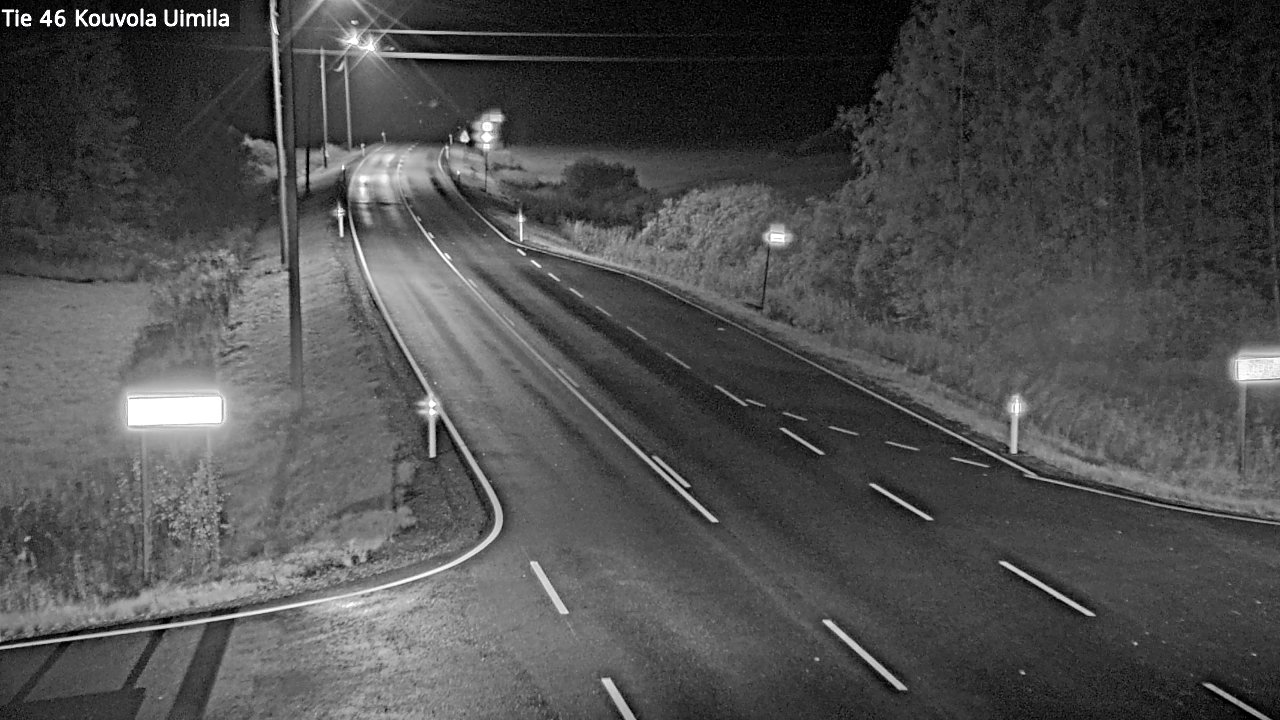 Weather Camera Image Road 46 Kouvola, Uimila, Kouvola, Kymenlaakso