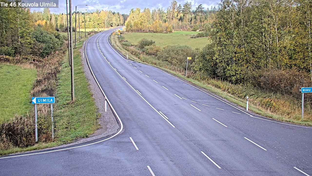 Weather Camera Image Road 46 Kouvola, Uimila, Kouvola, Kymenlaakso