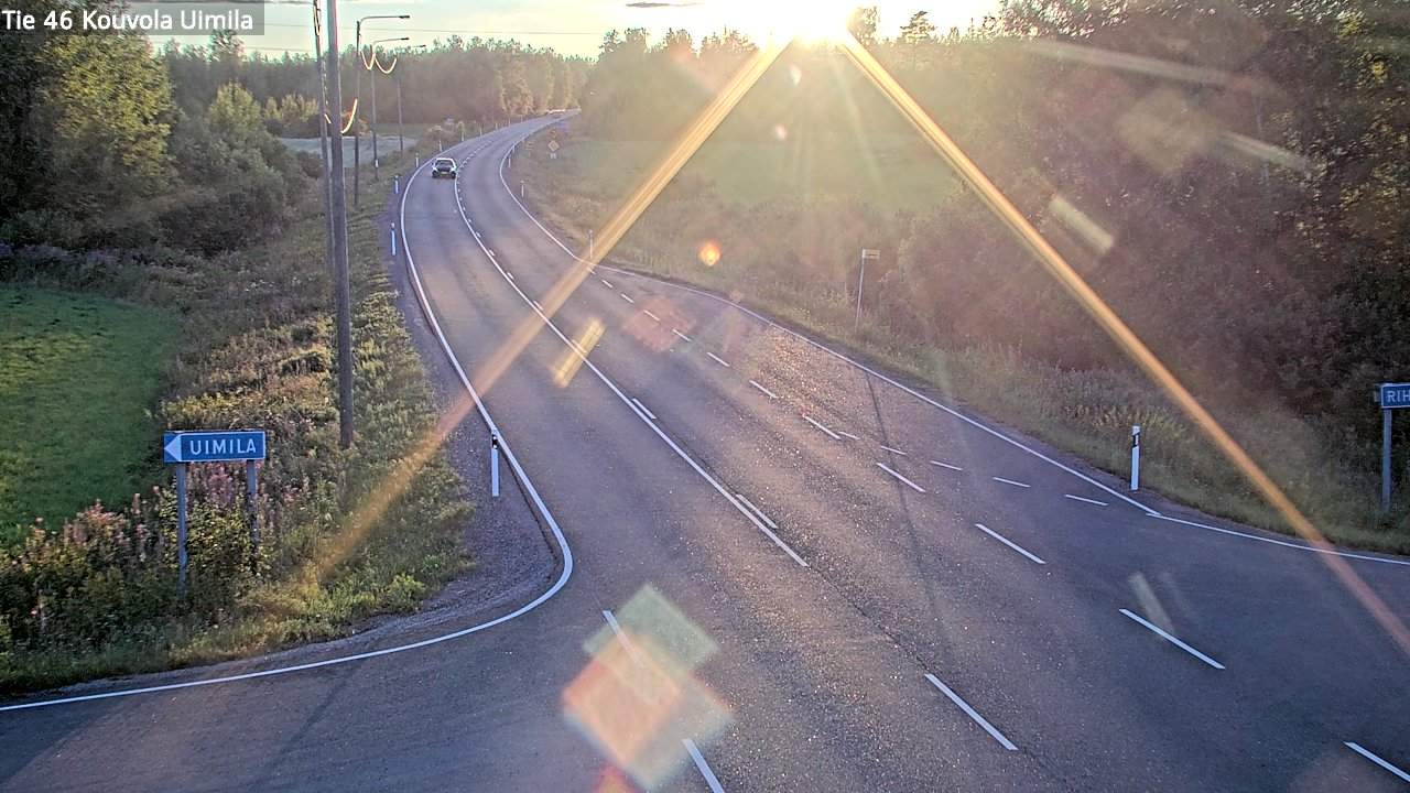 Kelikamerat Kuva Tie 46 Kouvola, Uimila, Kouvola, Kymenlaakso
