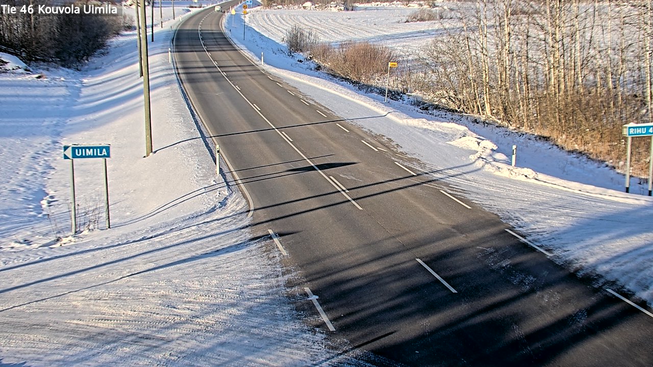 Weather Camera Image Road 46 Kouvola, Uimila, Kouvola, Kymenlaakso