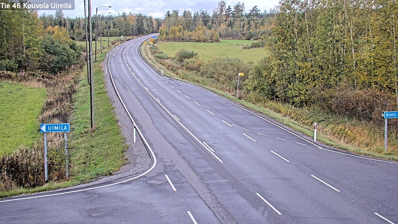 Weather Camera Image Road 46 Kouvola, Uimila, Kouvola, Kymenlaakso