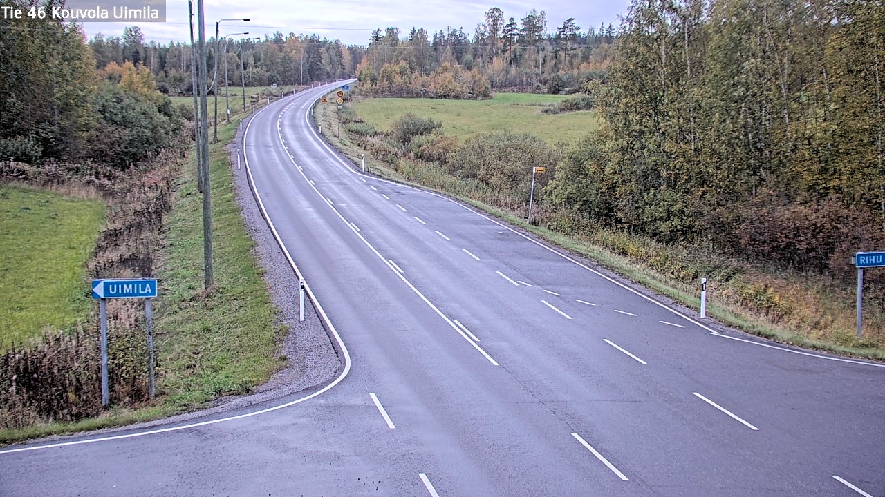 Weather Camera Image Road 46 Kouvola, Uimila, Kouvola, Kymenlaakso