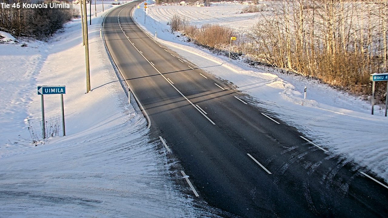 Weather Camera Image Road 46 Kouvola, Uimila, Kouvola, Kymenlaakso