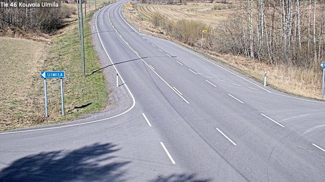 Weather Camera Image Road 46 Kouvola, Uimila, Kouvola, Kymenlaakso