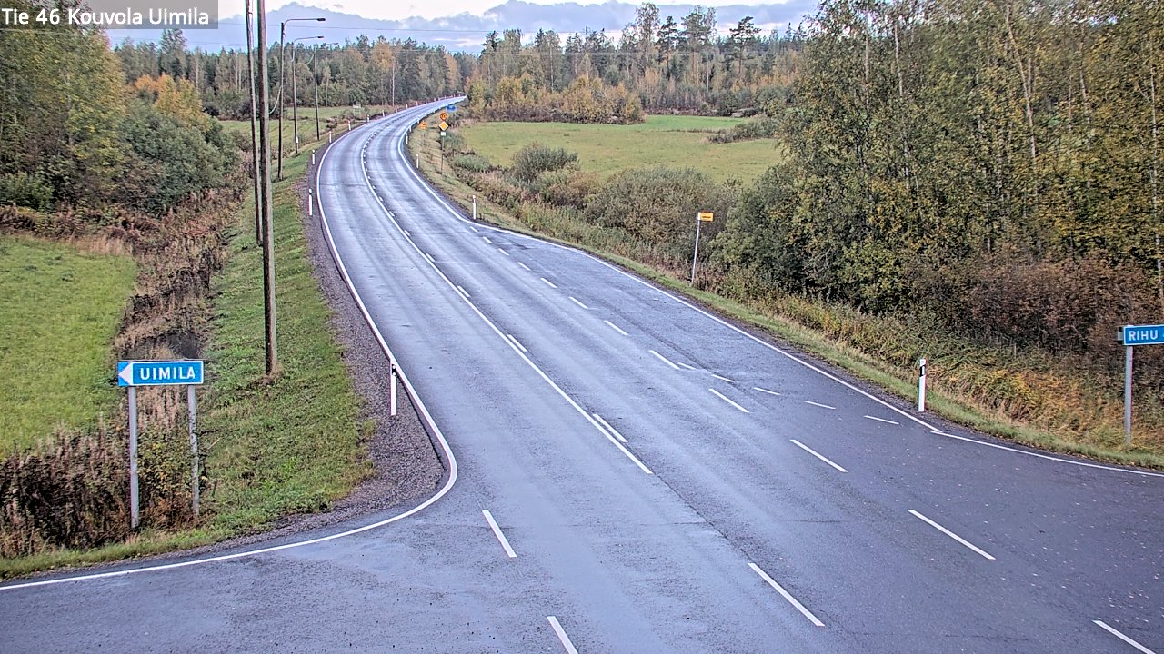 Weather Camera Image Road 46 Kouvola, Uimila, Kouvola, Kymenlaakso