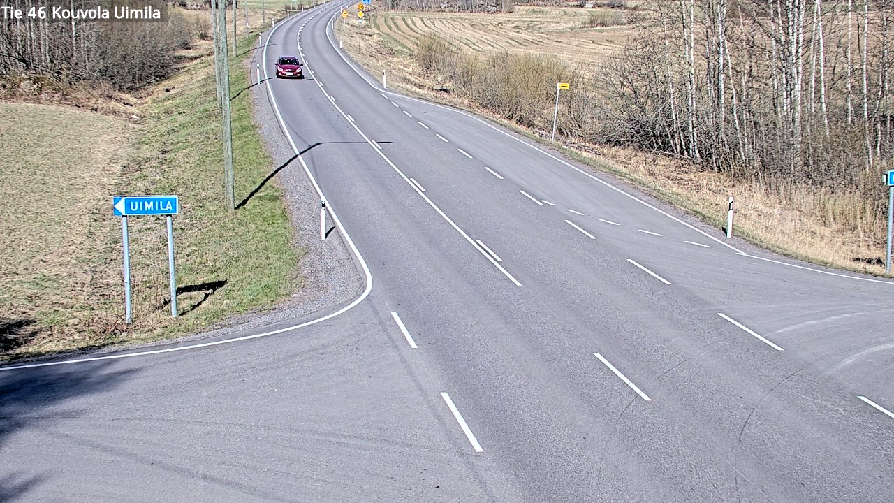Weather Camera Image Road 46 Kouvola, Uimila, Kouvola, Kymenlaakso