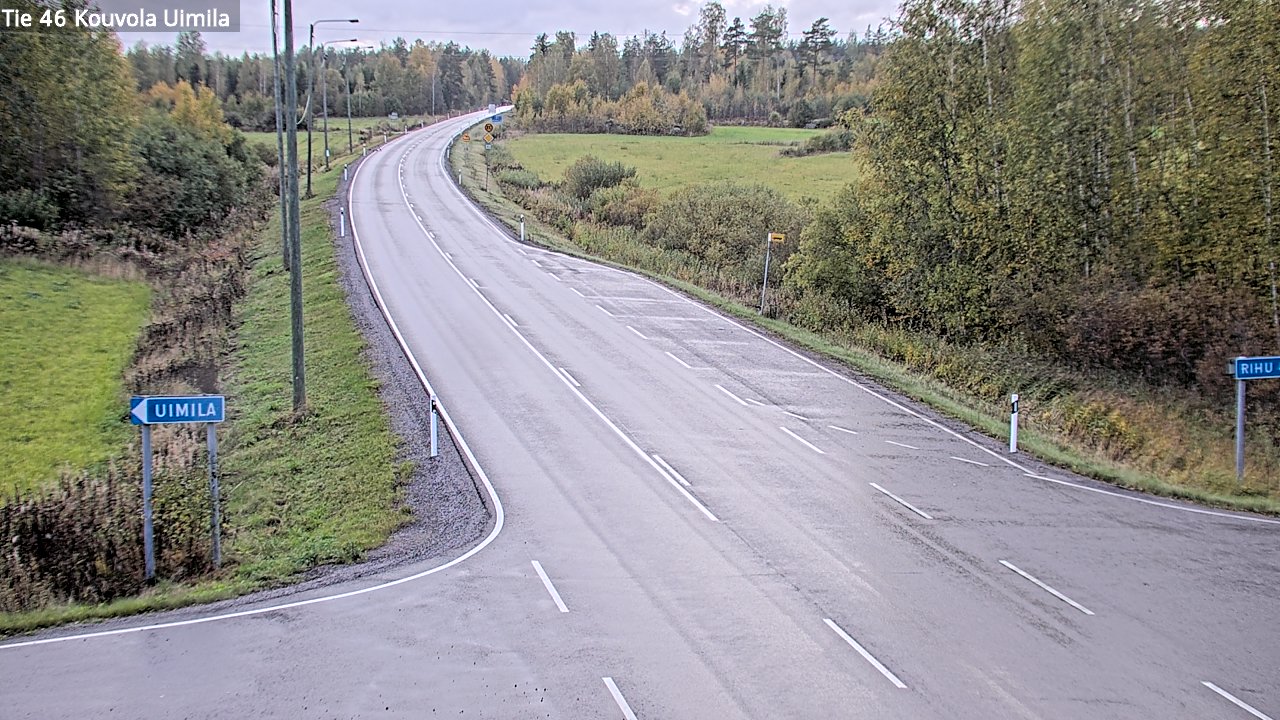 Weather Camera Image Road 46 Kouvola, Uimila, Kouvola, Kymenlaakso