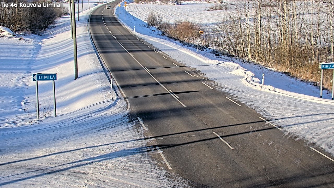 Weather Camera Image Road 46 Kouvola, Uimila, Kouvola, Kymenlaakso