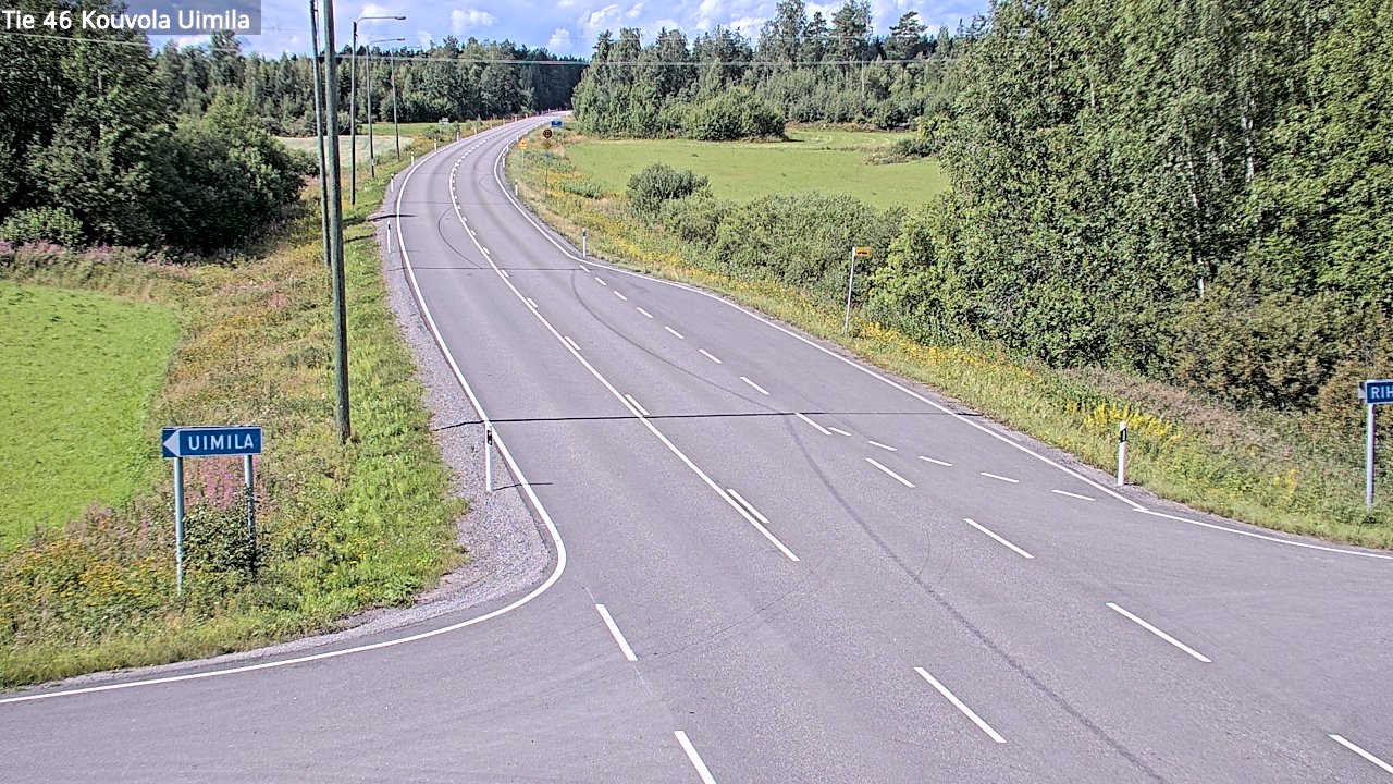 Kelikamerat Kuva Tie 46 Kouvola, Uimila, Kouvola, Kymenlaakso