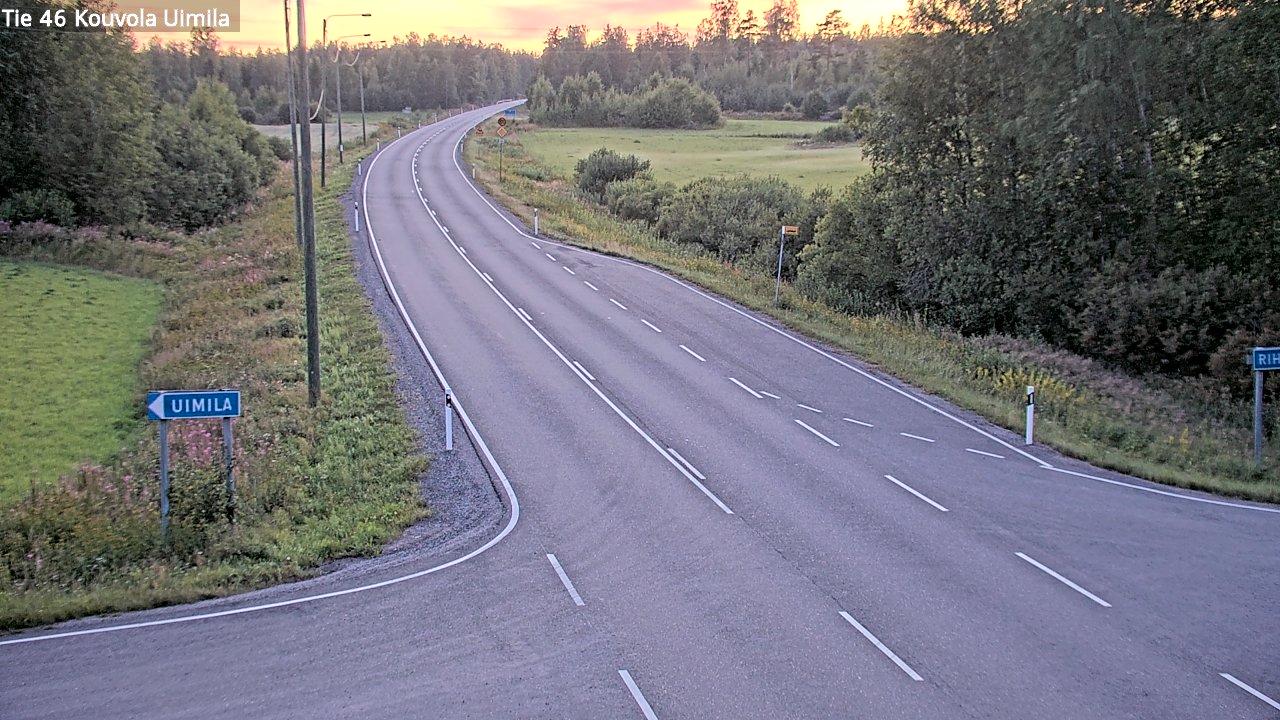 Kelikamerat Kuva Tie 46 Kouvola, Uimila, Kouvola, Kymenlaakso