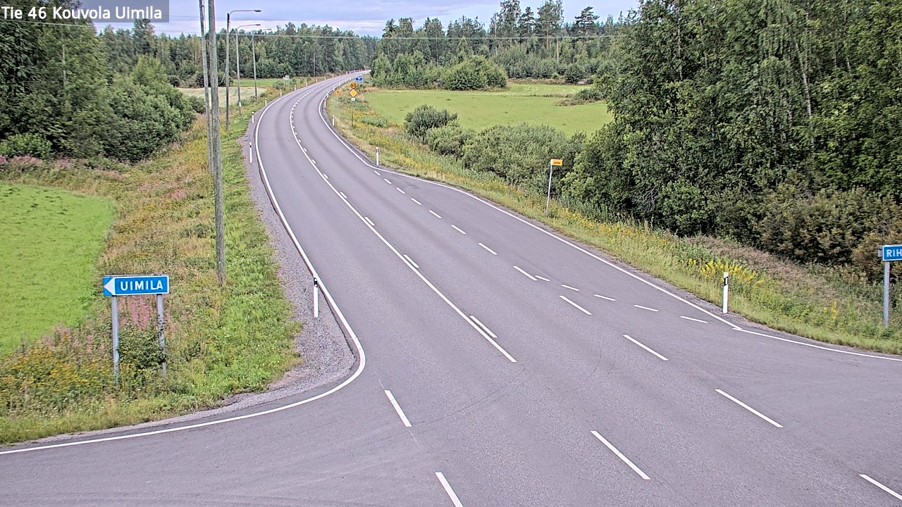 Kelikamerat Kuva Tie 46 Kouvola, Uimila, Kouvola, Kymenlaakso