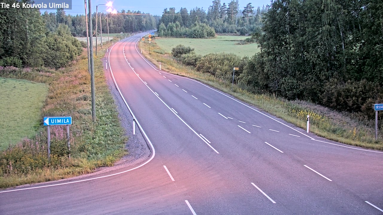 Kelikamerat Kuva Tie 46 Kouvola, Uimila, Kouvola, Kymenlaakso