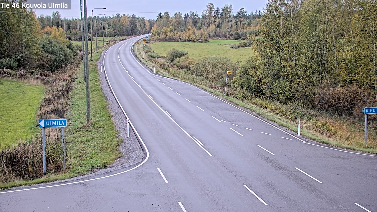 Weather Camera Image Road 46 Kouvola, Uimila, Kouvola, Kymenlaakso