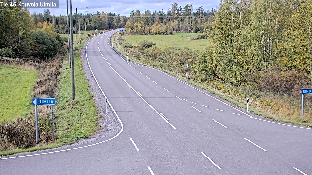 Weather Camera Image Road 46 Kouvola, Uimila, Kouvola, Kymenlaakso