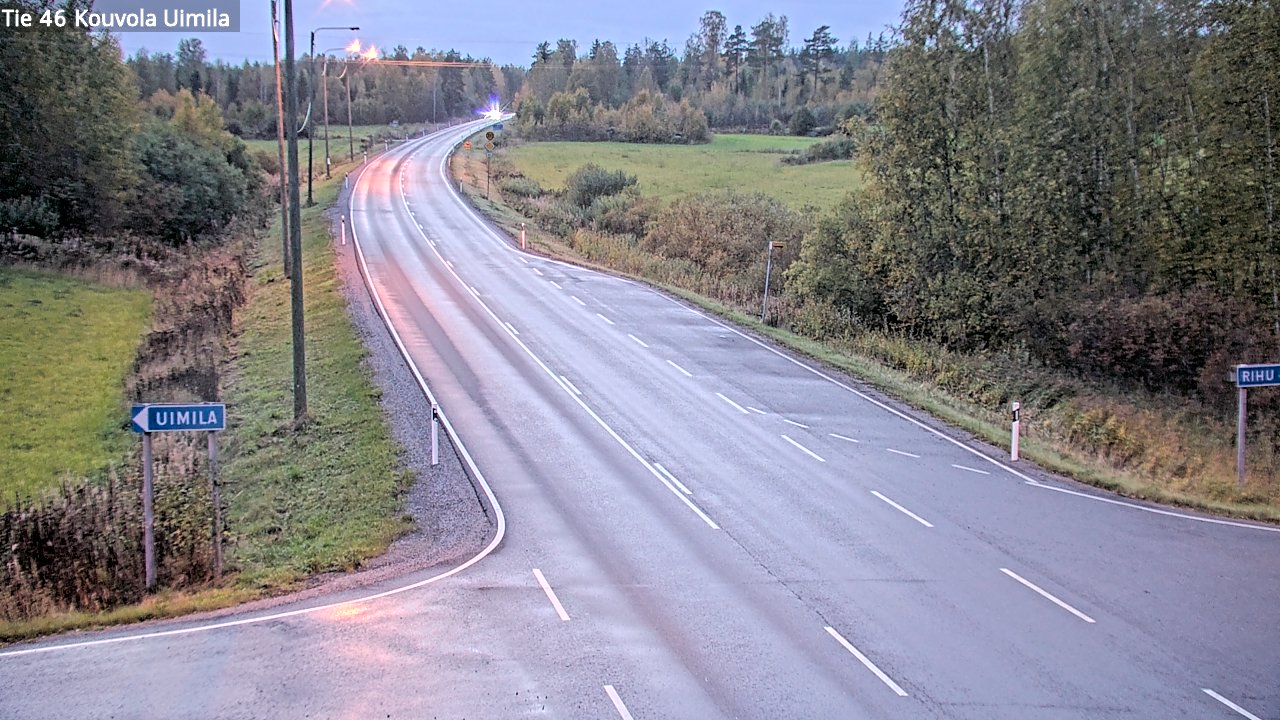 Weather Camera Image Road 46 Kouvola, Uimila, Kouvola, Kymenlaakso