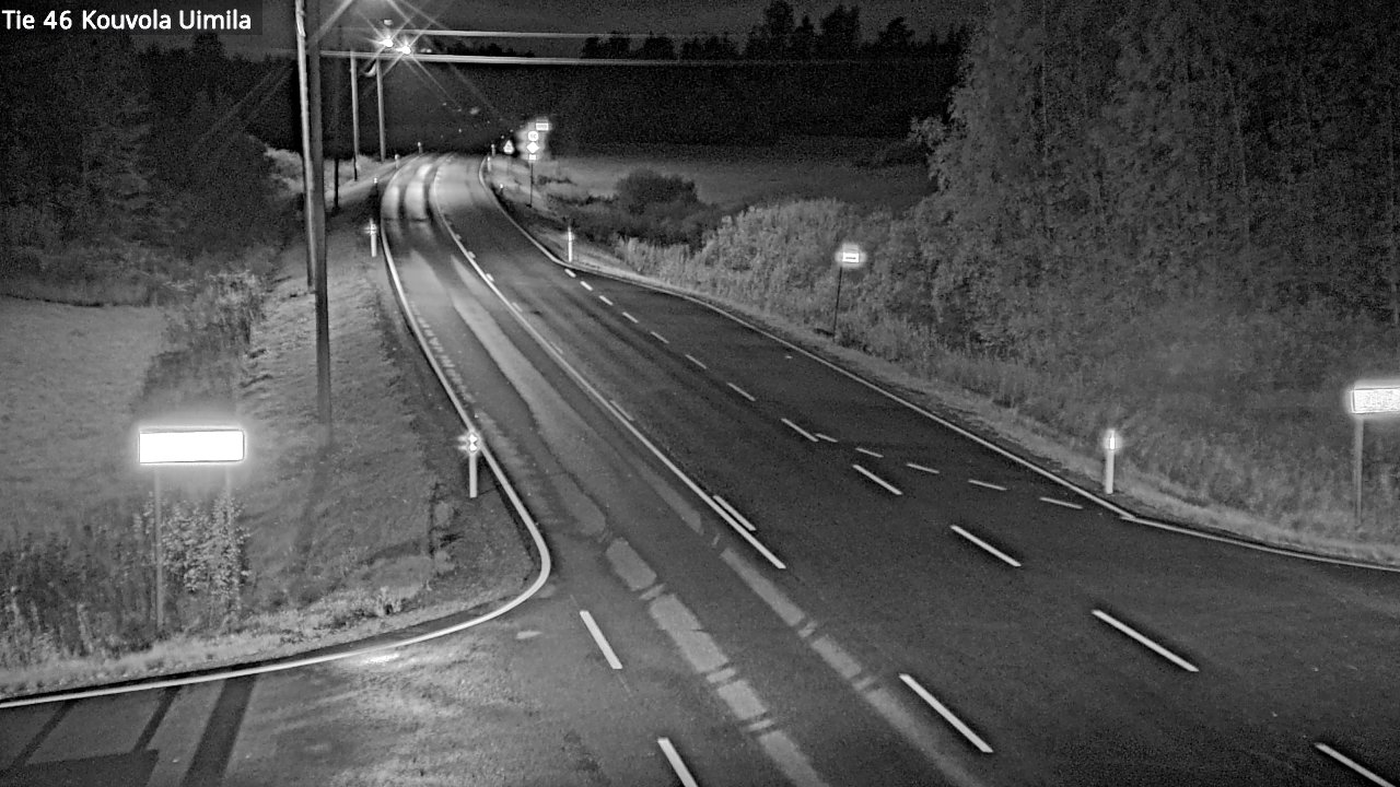 Weather Camera Image Road 46 Kouvola, Uimila, Kouvola, Kymenlaakso