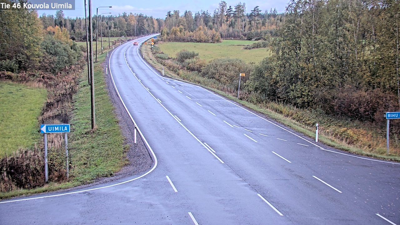 Weather Camera Image Road 46 Kouvola, Uimila, Kouvola, Kymenlaakso