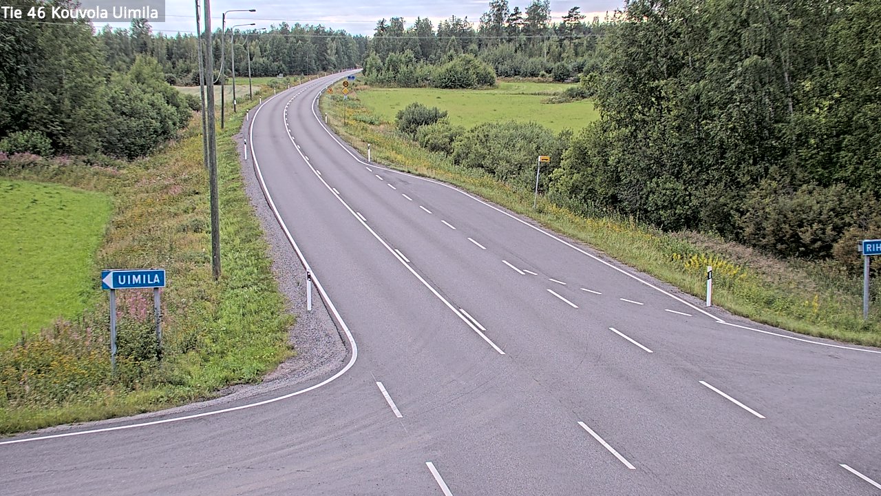Kelikamerat Kuva Tie 46 Kouvola, Uimila, Kouvola, Kymenlaakso