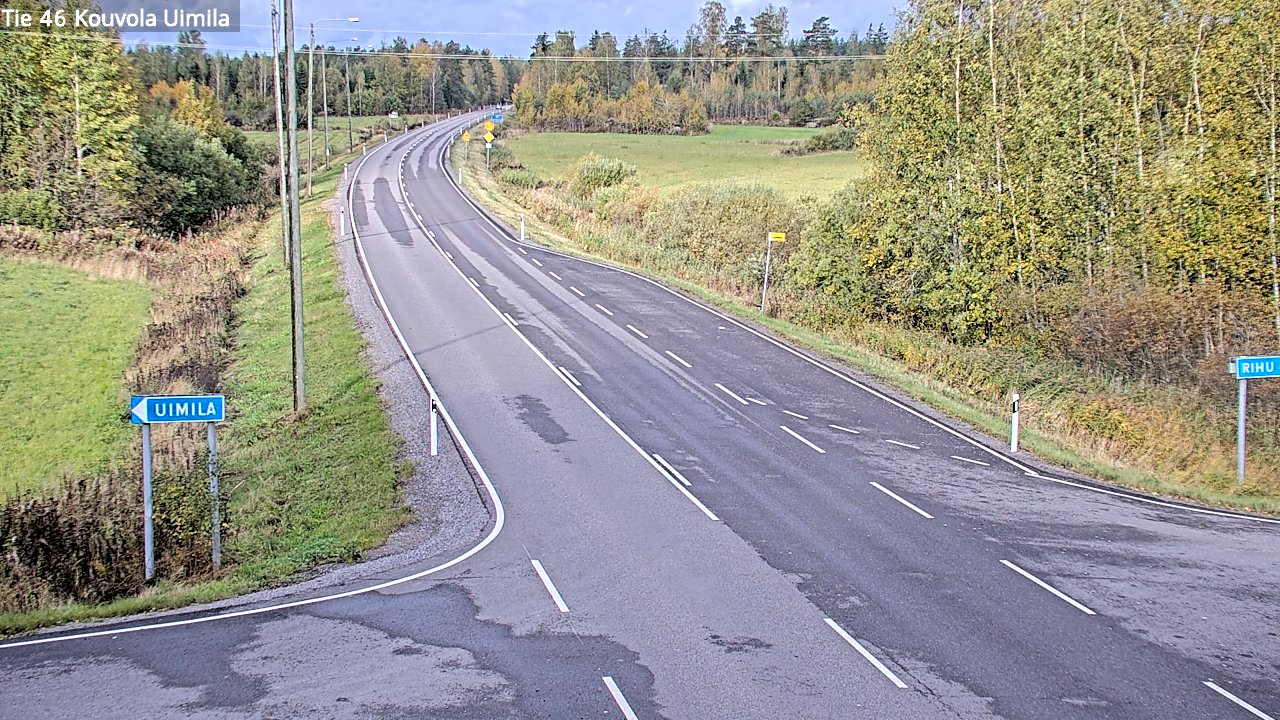Weather Camera Image Road 46 Kouvola, Uimila, Kouvola, Kymenlaakso