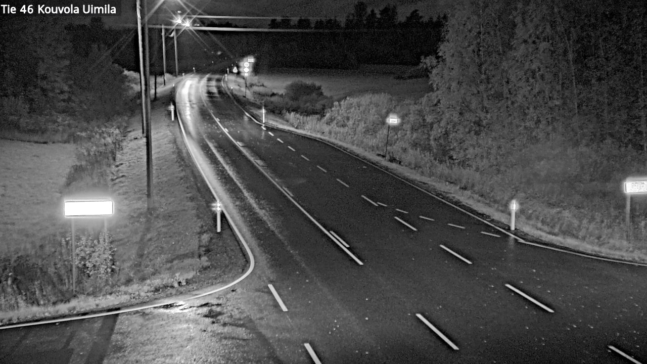 Weather Camera Image Road 46 Kouvola, Uimila, Kouvola, Kymenlaakso