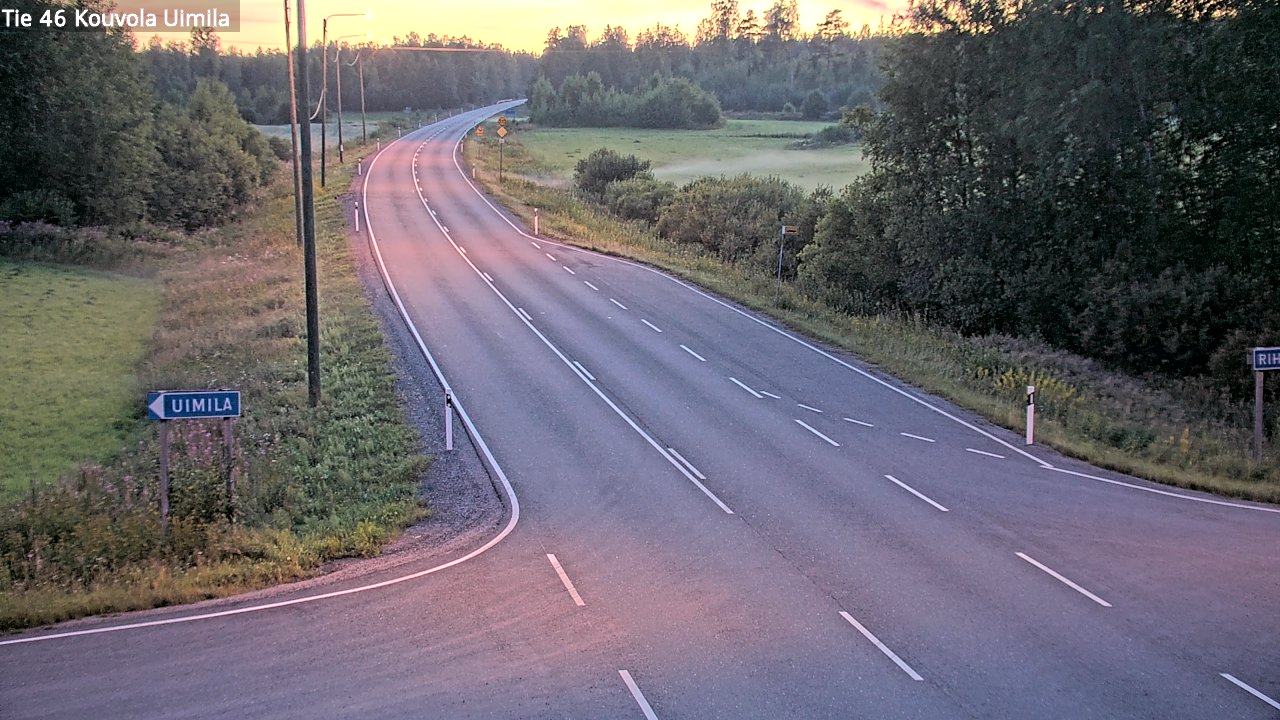 Kelikamerat Kuva Tie 46 Kouvola, Uimila, Kouvola, Kymenlaakso