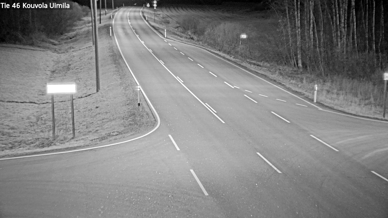 Weather Camera Image Väg 46 Kouvola, Uimila, Kouvola, Kymenlaakso