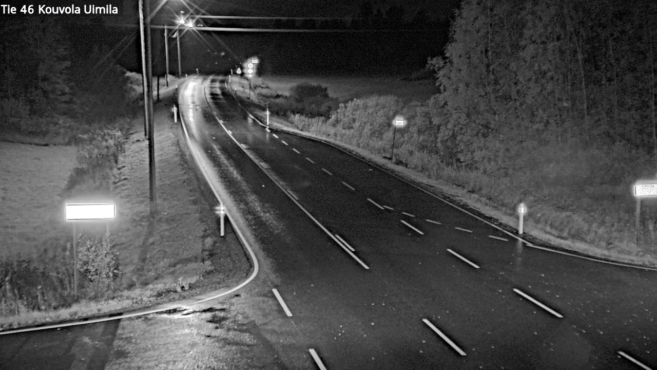 Weather Camera Image Road 46 Kouvola, Uimila, Kouvola, Kymenlaakso
