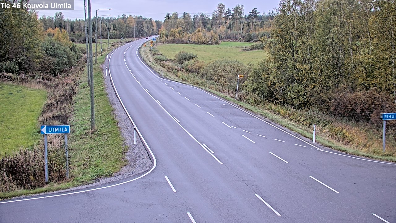 Weather Camera Image Road 46 Kouvola, Uimila, Kouvola, Kymenlaakso