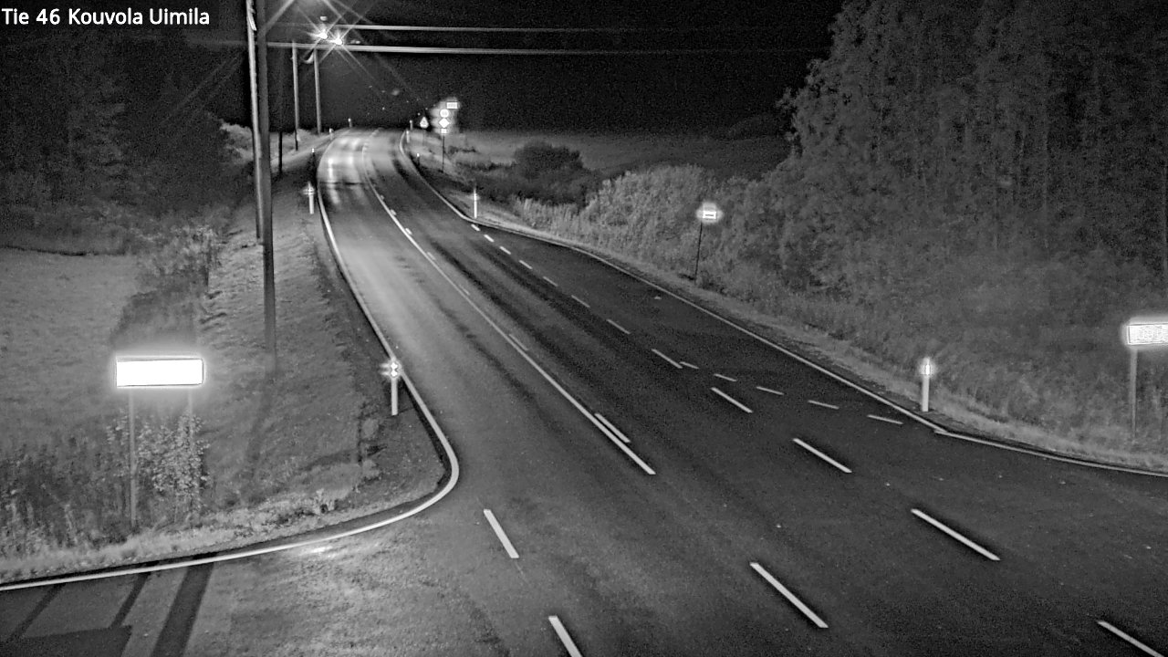 Weather Camera Image Road 46 Kouvola, Uimila, Kouvola, Kymenlaakso