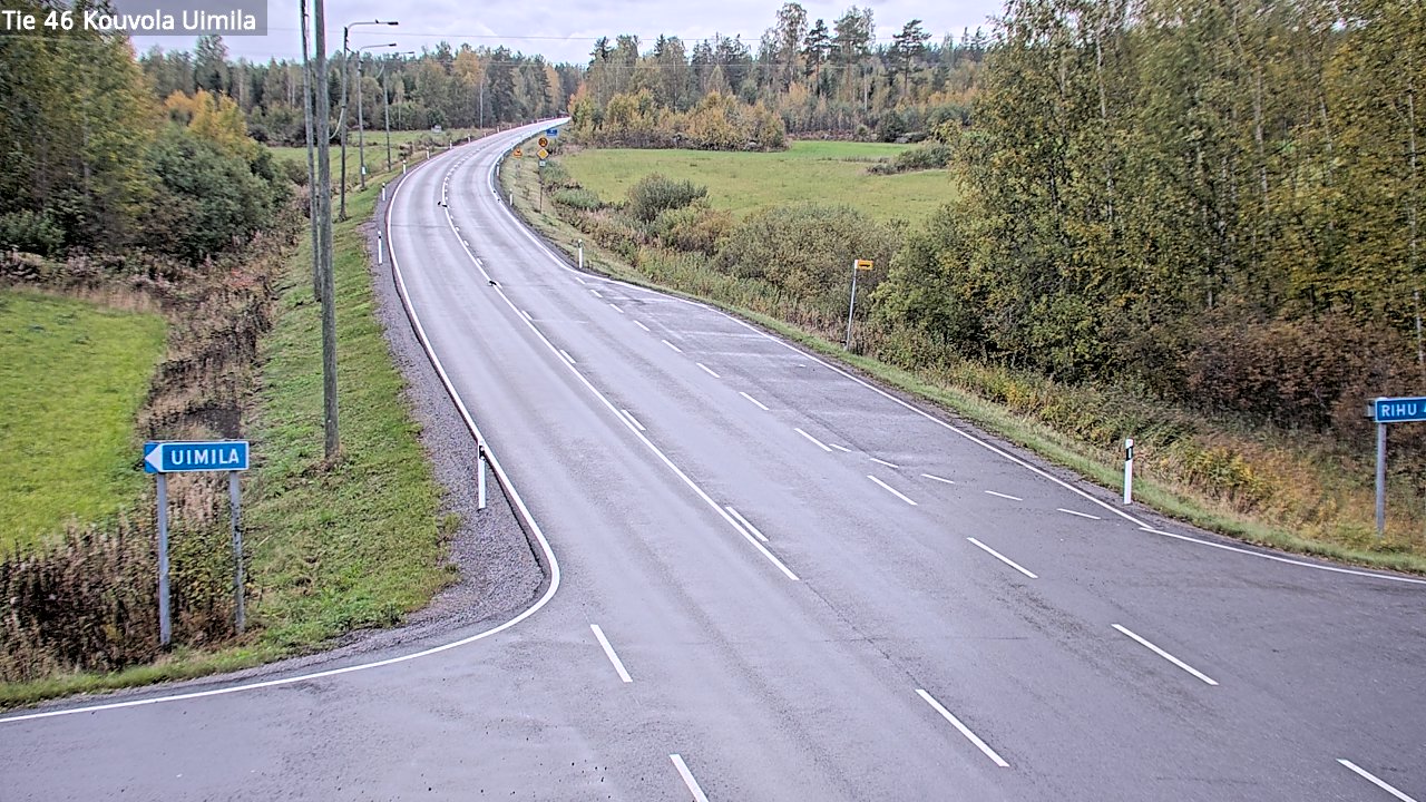 Weather Camera Image Road 46 Kouvola, Uimila, Kouvola, Kymenlaakso