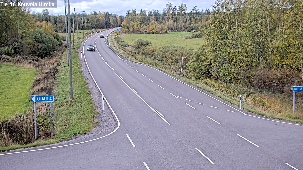 Weather Camera Image Road 46 Kouvola, Uimila, Kouvola, Kymenlaakso