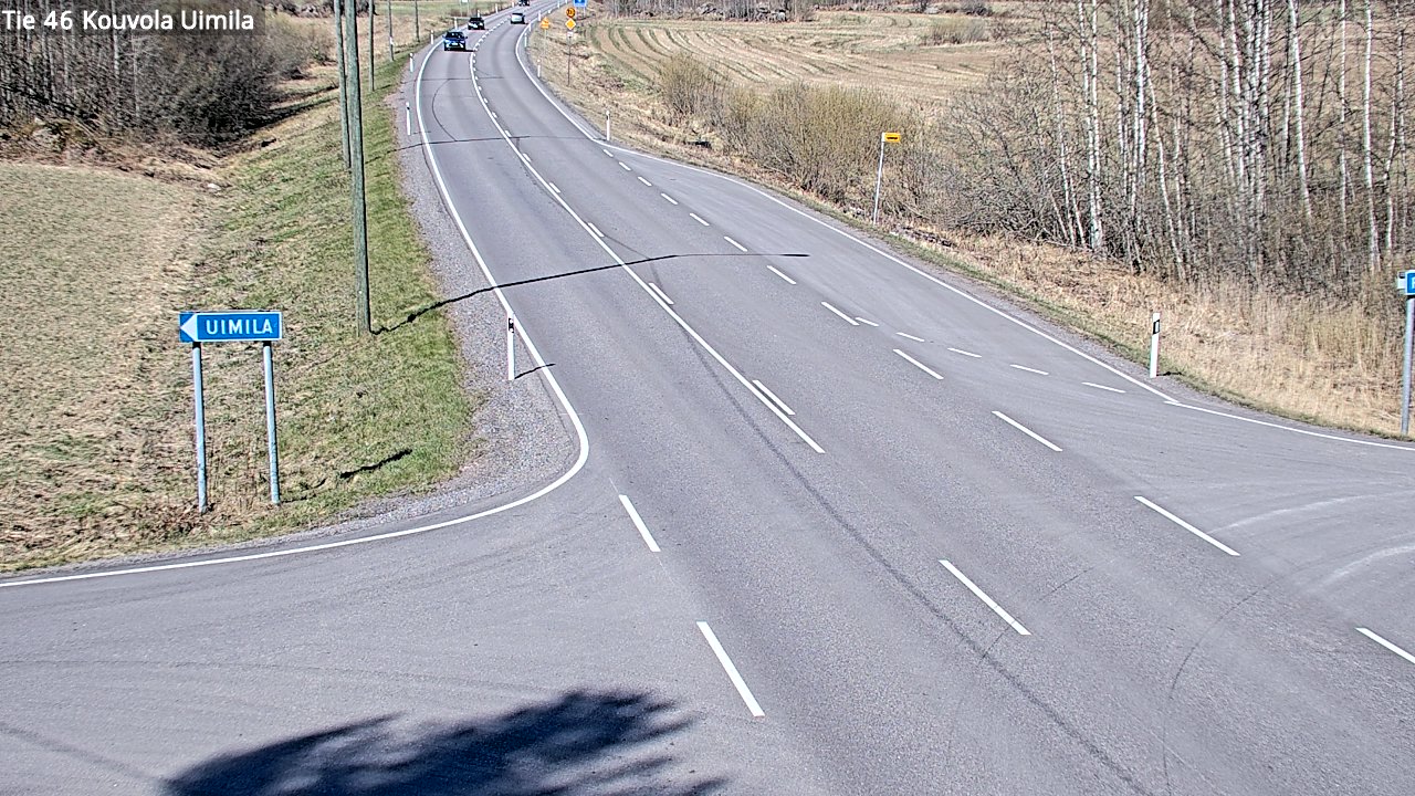Weather Camera Image Road 46 Kouvola, Uimila, Kouvola, Kymenlaakso