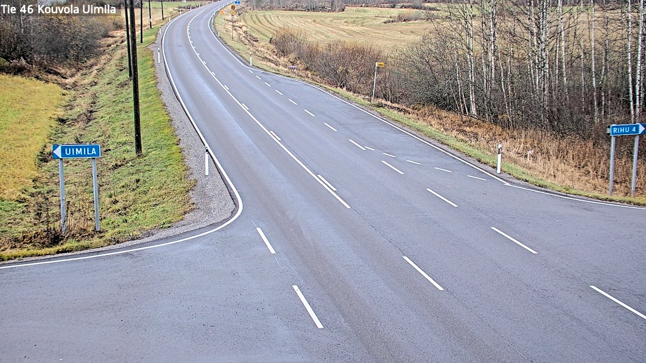 Kelikamerat Kuva Tie 46 Kouvola, Uimila, Kouvola, Kymenlaakso