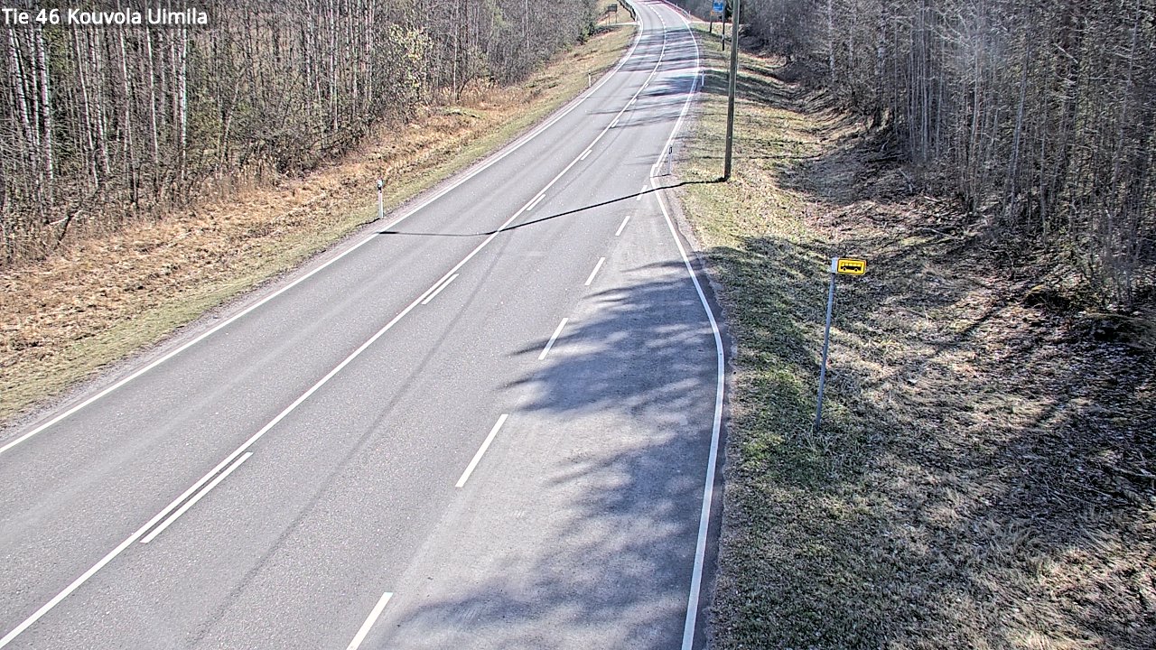 Weather Camera Image Road 46 Kouvola, Uimila, Kouvola, Kymenlaakso