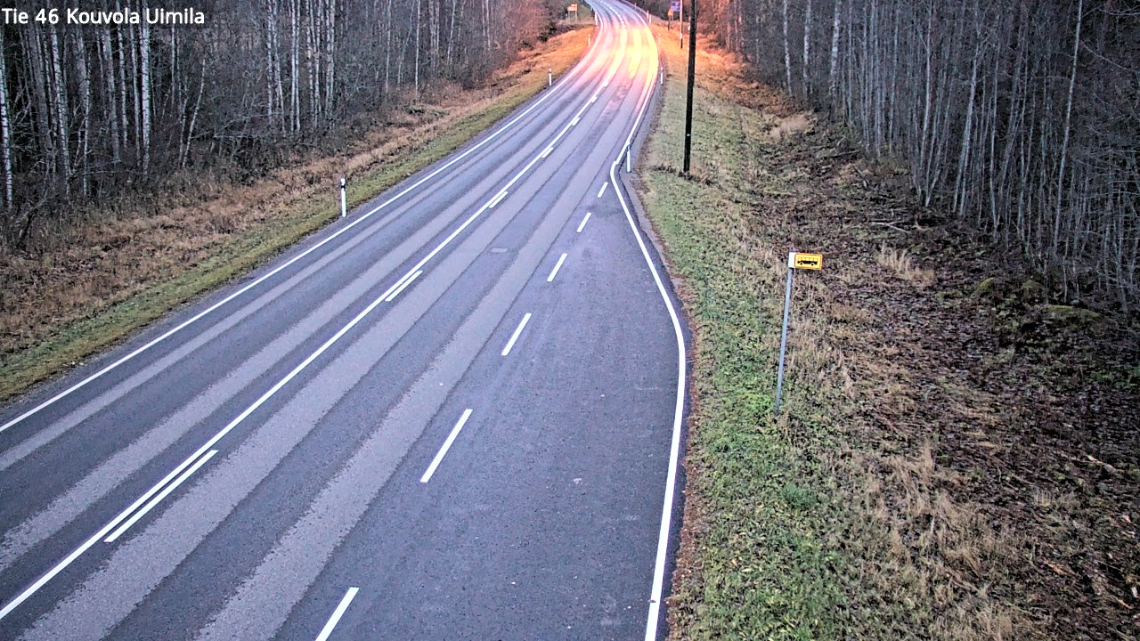 Weather Camera Image Road 46 Kouvola, Uimila, Kouvola, Kymenlaakso