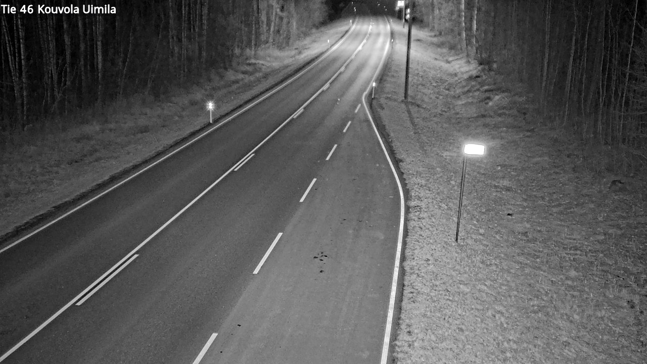 Weather Camera Image Väg 46 Kouvola, Uimila, Kouvola, Kymenlaakso
