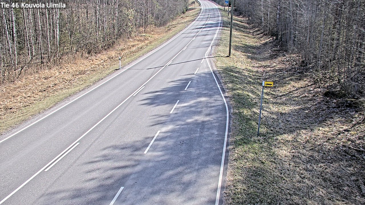 Weather Camera Image Road 46 Kouvola, Uimila, Kouvola, Kymenlaakso