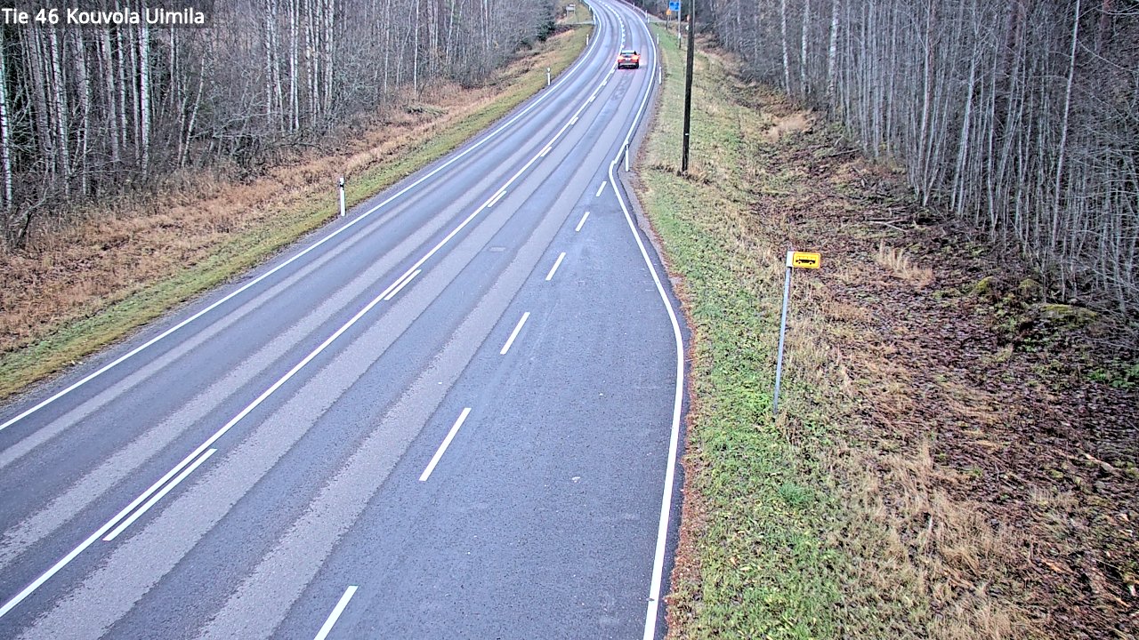 Weather Camera Image Väg 46 Kouvola, Uimila, Kouvola, Kymenlaakso