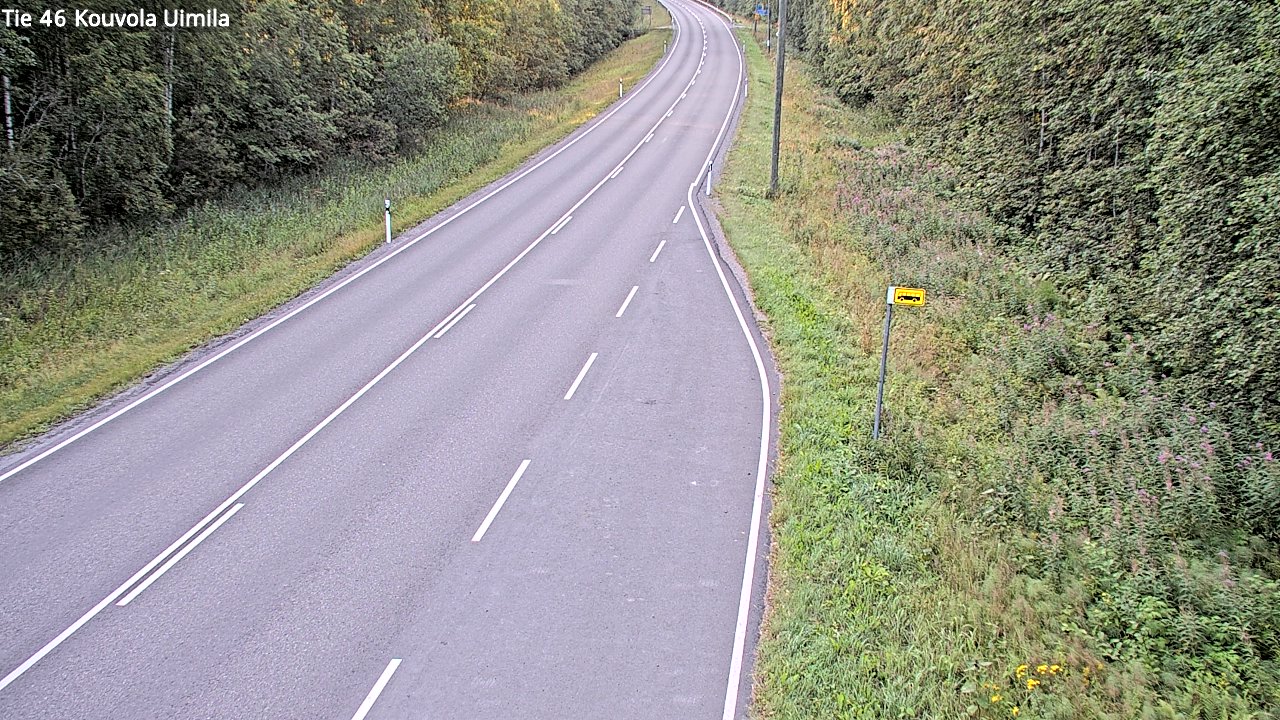 Weather Camera Image Road 46 Kouvola, Uimila, Kouvola, Kymenlaakso