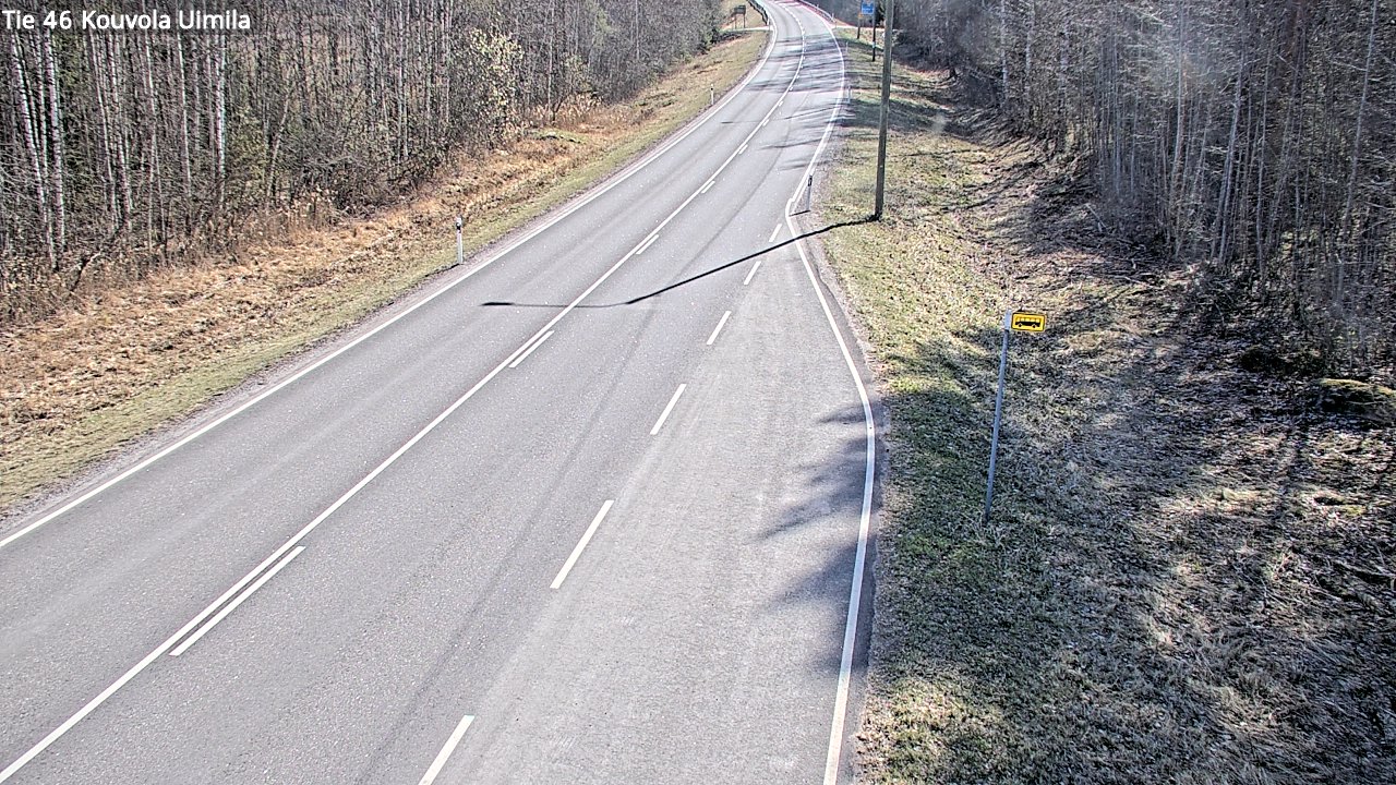 Weather Camera Image Road 46 Kouvola, Uimila, Kouvola, Kymenlaakso