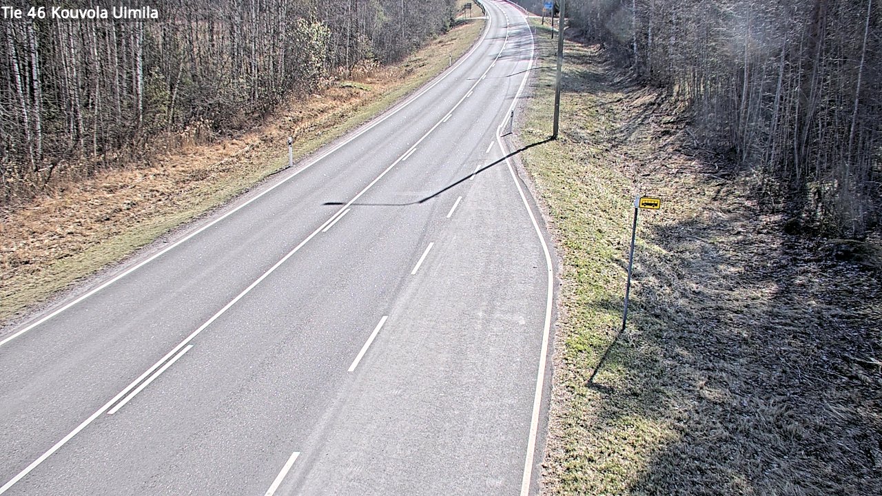 Weather Camera Image Road 46 Kouvola, Uimila, Kouvola, Kymenlaakso