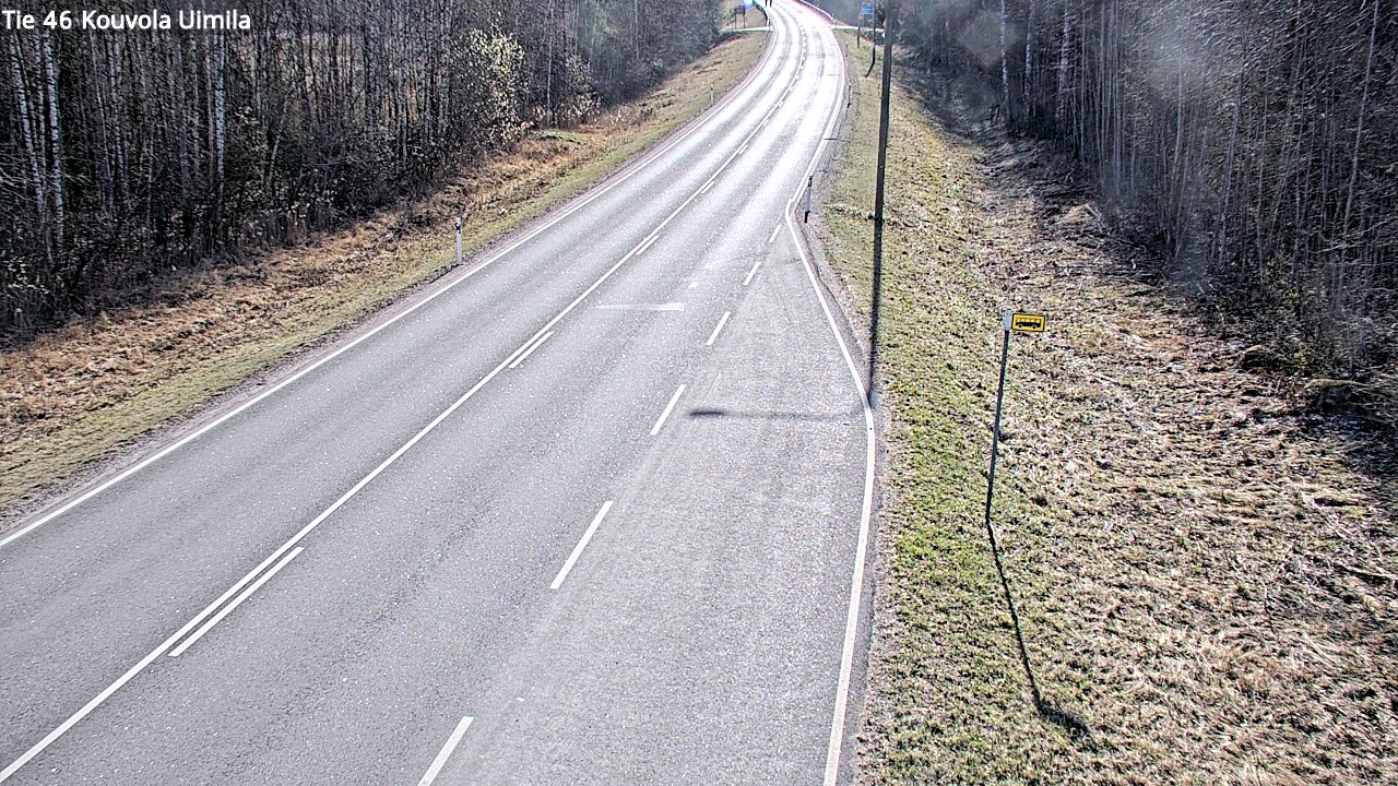 Weather Camera Image Road 46 Kouvola, Uimila, Kouvola, Kymenlaakso