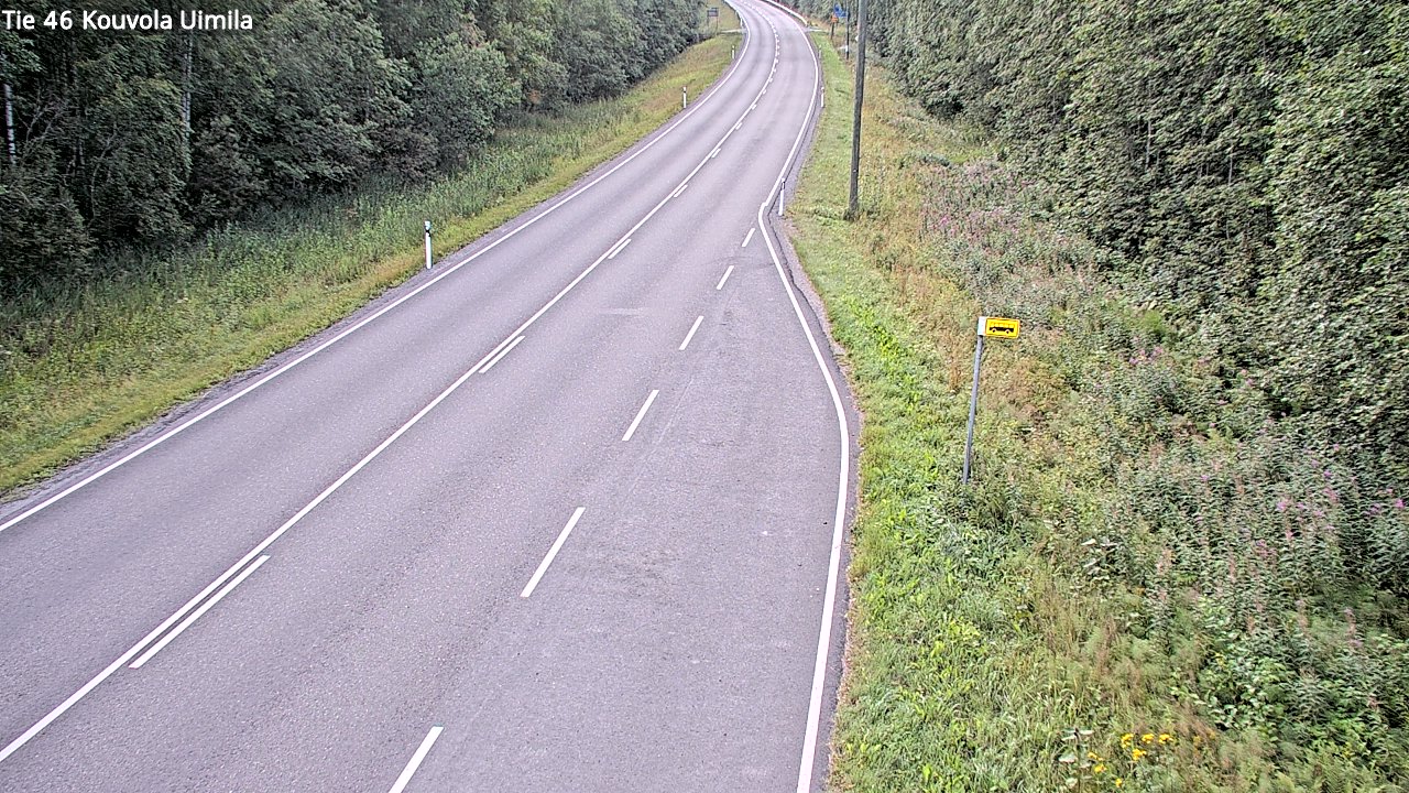 Weather Camera Image Väg 46 Kouvola, Uimila, Kouvola, Kymenlaakso