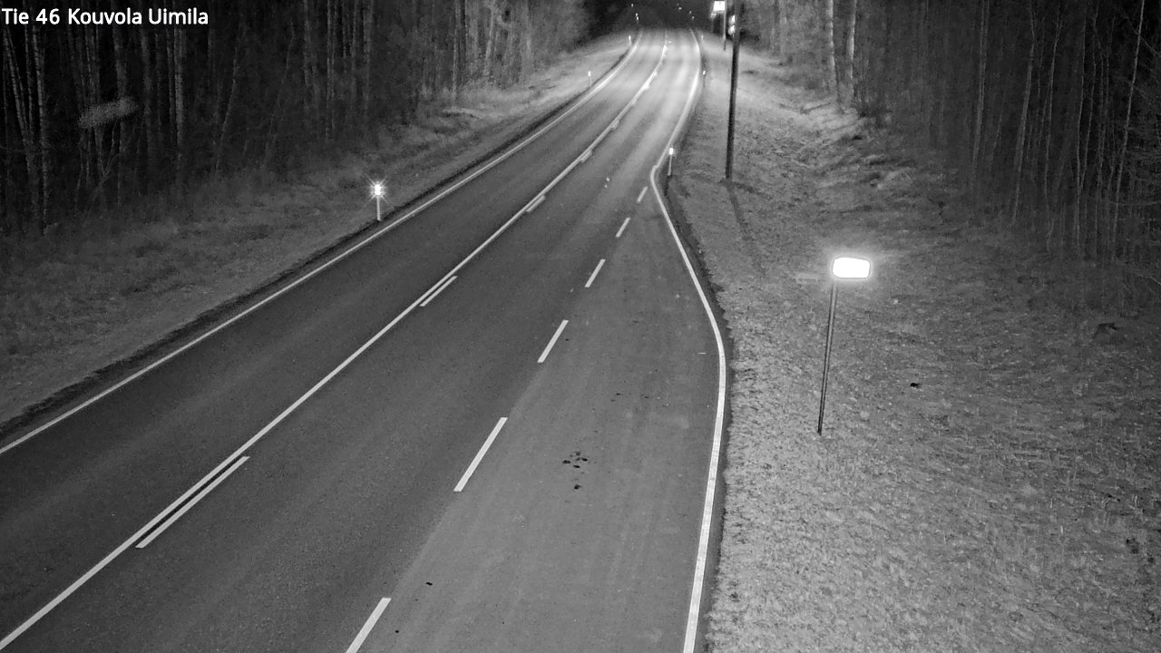 Weather Camera Image Väg 46 Kouvola, Uimila, Kouvola, Kymenlaakso