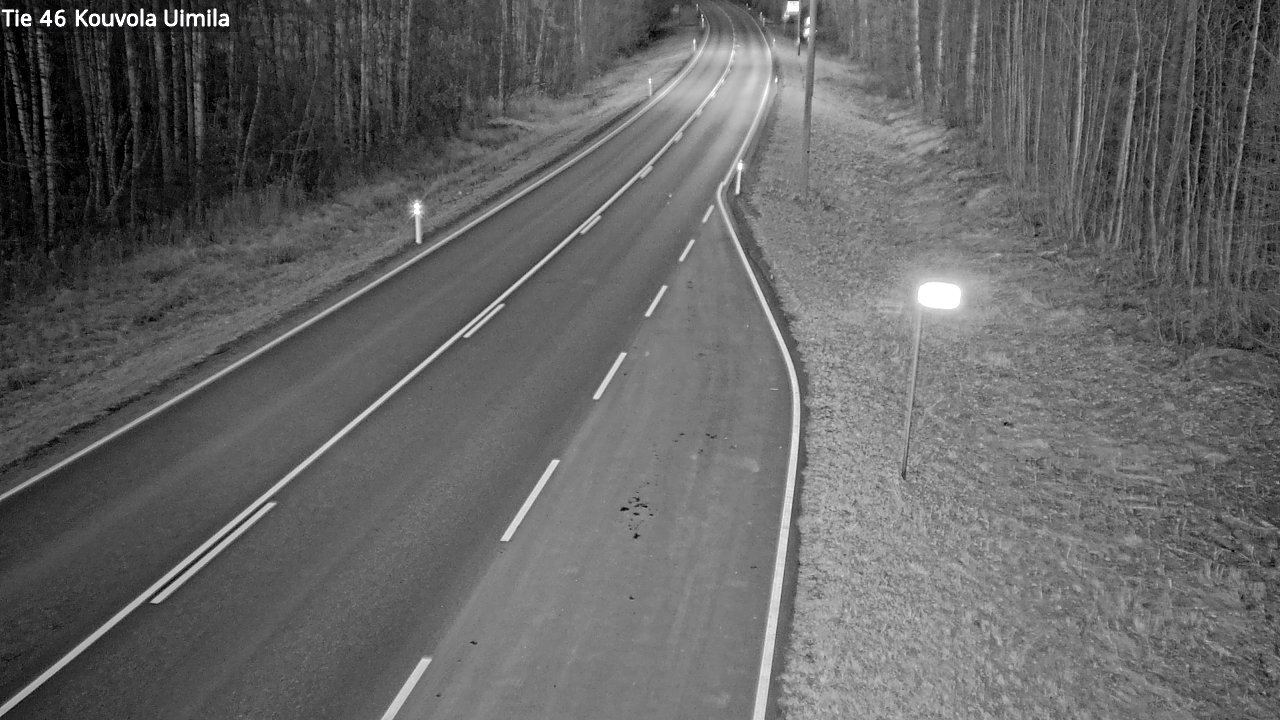 Weather Camera Image Väg 46 Kouvola, Uimila, Kouvola, Kymenlaakso