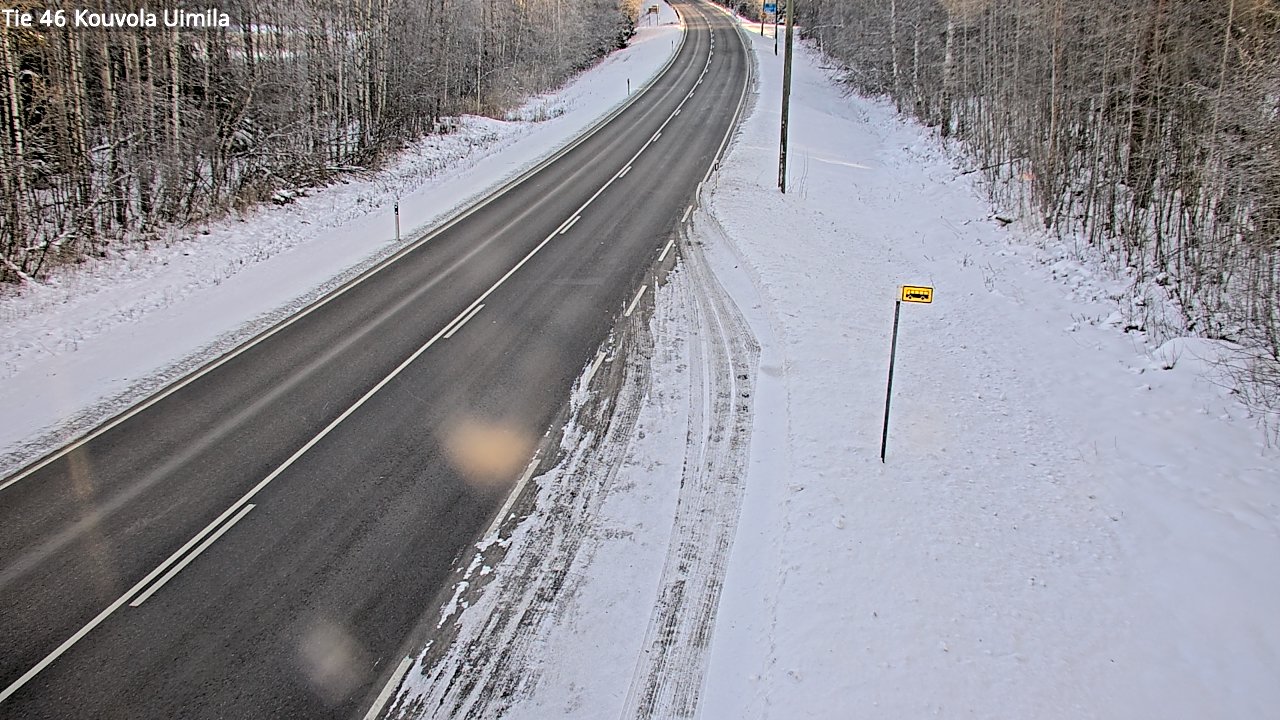 Weather Camera Image Road 46 Kouvola, Uimila, Kouvola, Kymenlaakso