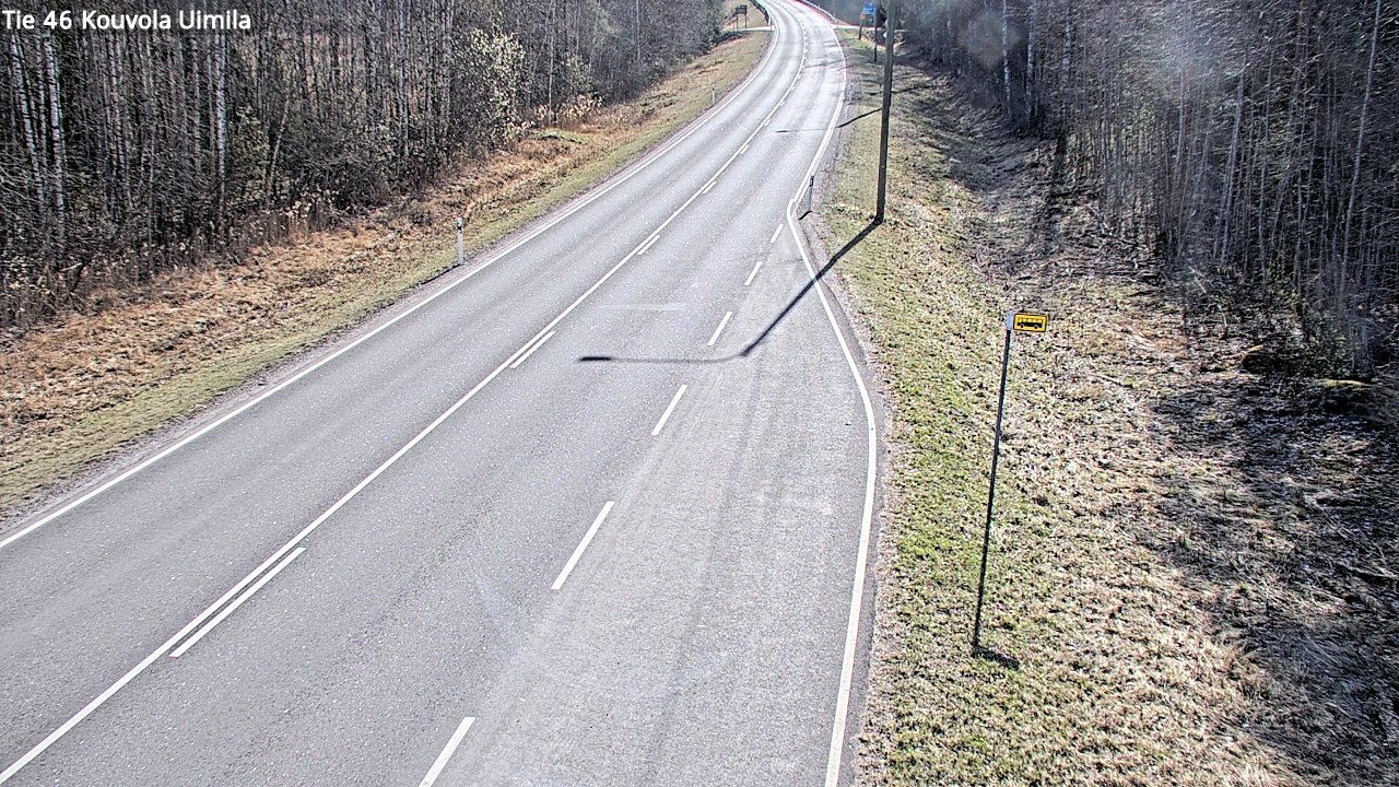 Weather Camera Image Road 46 Kouvola, Uimila, Kouvola, Kymenlaakso